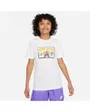 T-shirt Enfant plus agé K NSW TEE BASKETBALL BALL FA23 Blanc