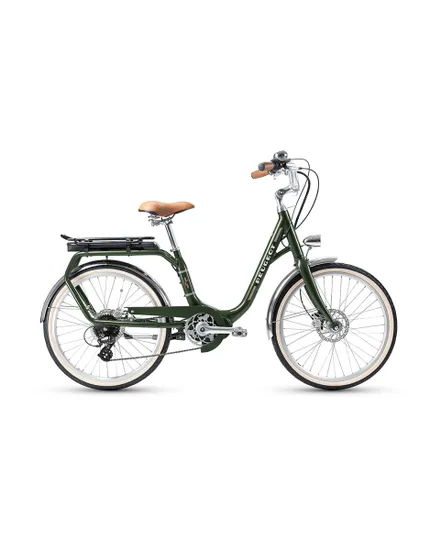 Vélo électrique urbain Unisexe ELC01 26 CENTRAL 400 Wh Vert