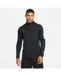 Haut zip Homme M NK DF ACD23 DRIL TOP BR Noir