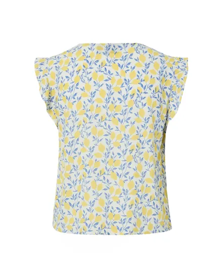Top Femme Pcbarri Col V Viscose