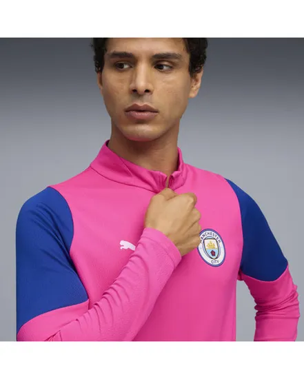 Haut d'entrainement Homme MCFC TRAINING 1/4 ZIP TOP Rose