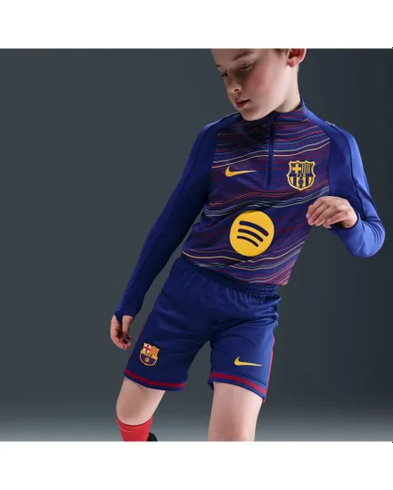 Short de football Enfant plus agé FCB Y NK DF SHORT STAD HM Bleu