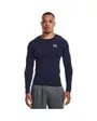 T-Shirt ML Homme UA HG ARMOUR COMP LS Bleu