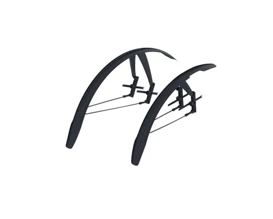 Paire de garde-boues DISCGUARD 28 Noir