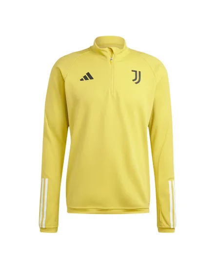 Haut zip manches longues Homme JUVE TR TOP Jaune