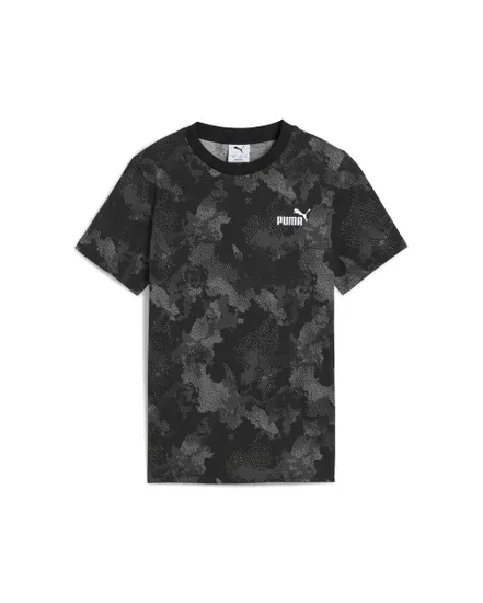T-shirt Enfant ESS CAMO AOP TEE B Noir