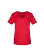 T-shirt manches courtes Femme ESS TEE SS COL V N 1 W Rouge