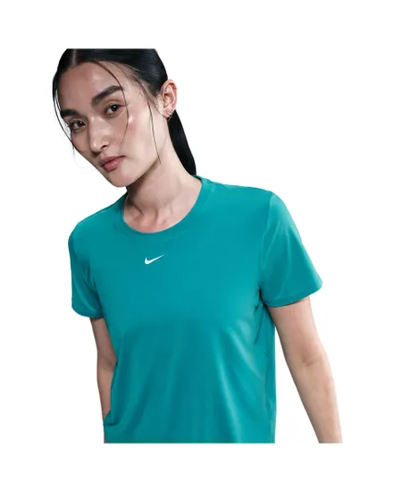 T-shirt Femme W NK ONE CLASSIC DF SS TOP WT Bleu