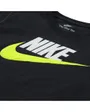 T-shirt Jeune enfant NKN CLUB FAMILY S/S KNIT TOP Noir