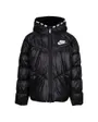 Doudoune à capuche Enfant CHEVRON SOLID PUFFER JACKET Noir