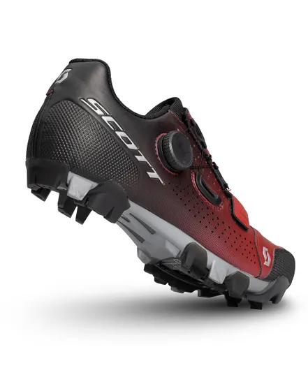 Chaussures VTT Femme MTB TEAM BOA® Noir/Rouge