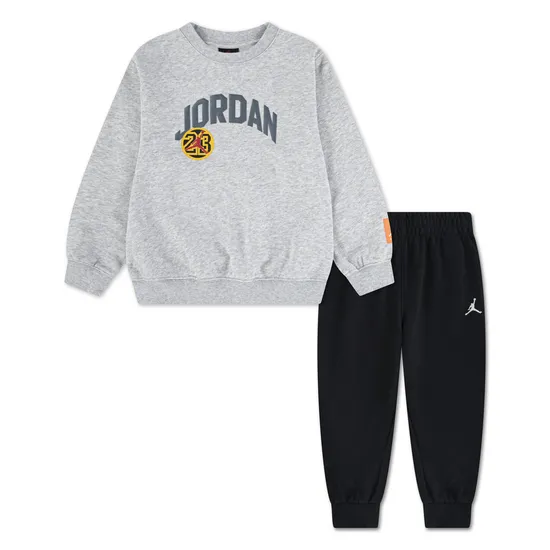 Ensemble de survetement Enfant JDB MJ DYNASTY FT CREW SET Gris