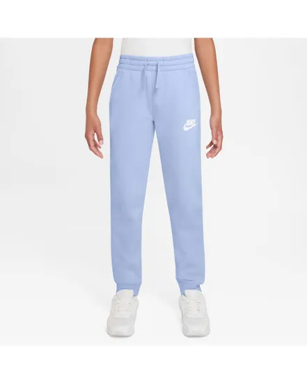 Pantalon jogging toucher doux bleu
