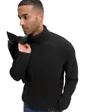Pull Homme Col Roulé Noir