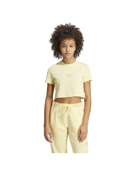 T-shirt Femme W ALL SZN E TEE Jaune