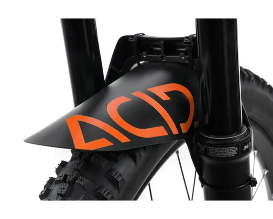 Garde-boue arrière DOWNHILL Noir/Orange