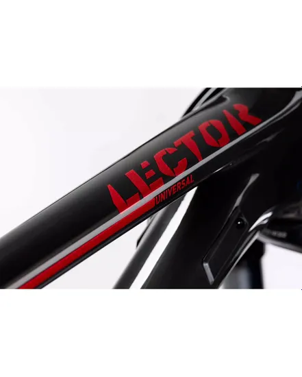 VTT semi rigide Unisexe LECTOR UNIVERSAL Noir/Rouge