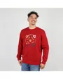 SWEAT COL ROND GRAPHIQUE 4FLO Homme Rouge