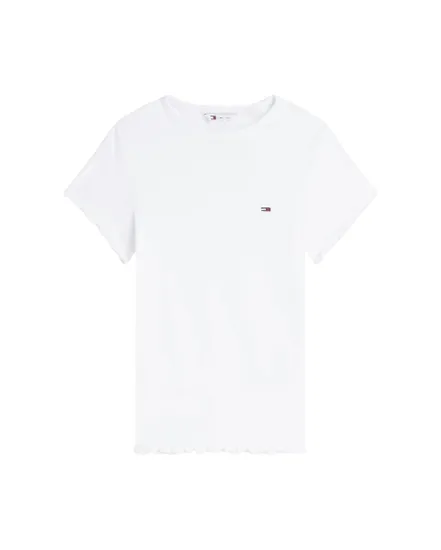 T-Shirt Manches Courtes Femme TJW Slim Lettuce Edge Rib SS