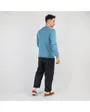 PULL ESSENTIEL COL ROND Homme Bleu