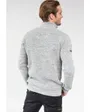 Pull en maille à col zippé Homme HENLEY PU M Gris