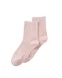 Lot de 2 paires de chaussettes Femme CK WOMEN SHORT SOCK 2P SHINY LOGO Rose