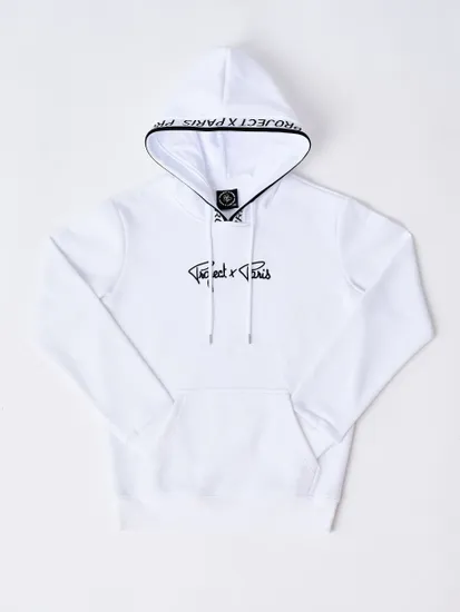 Sweat à capuche Enfant Blanc