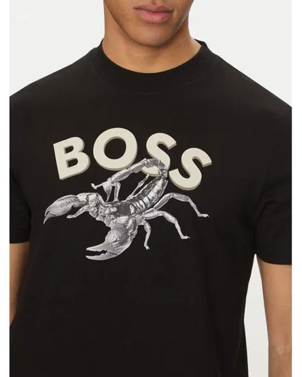 T-shirt col rond Homme TE BOSSFISH Noir