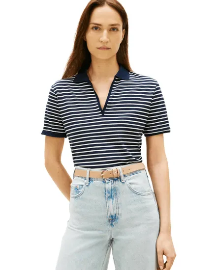 Polo Homme Lyocell Pique Open N Tommy Hilfiger