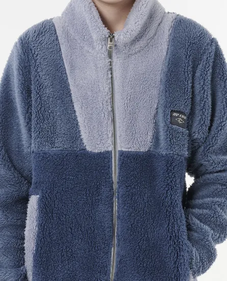 Polaire zip Enfant BLOCK PARTY POLAR-BOY Bleu