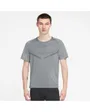 T-Shirt de running Homme M NK DFADV TECHKNIT ULTRA SS Gris