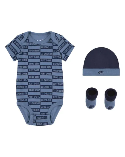 Coffret bébé Bébé BOY TEXTURED CLUB 3PC SET Bleu