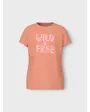 T-shirt manches courtes Enfant NKFVANAYA SS TOP NOOS Rose