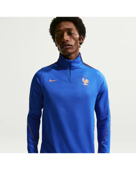 Haut d'entraînement Homme FFF M NK DF STRK DRILL TOP K Bleu