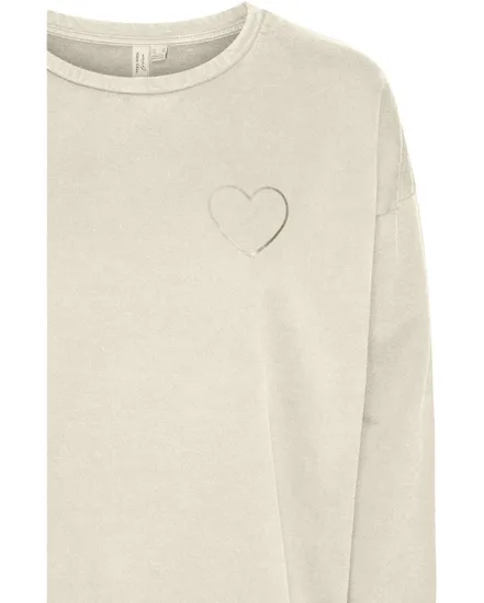 Sweat Femme VMOROLA L/S Heart Sweatshirt JRS BT