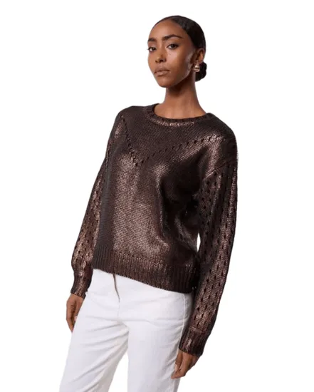 Pull Femme PCJAVIS Foil Knit