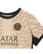 Ensemble de football Jeune enfant PSG LK NK DF KIT 4TH Beige