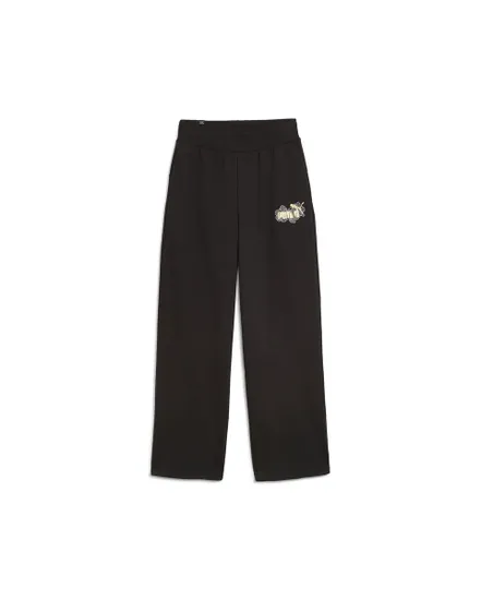 Pantalon de survetement Femme W ESS+CLAS PANT FL Noir