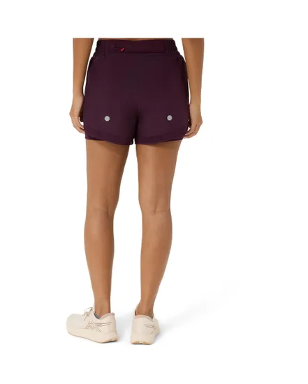 Short Femme NAGINO RUN 2-N-1 SHORT Bordeaux