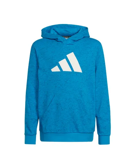 Sweatshirt à capuche manches longues Enfant U 3 BAR HD Bleu