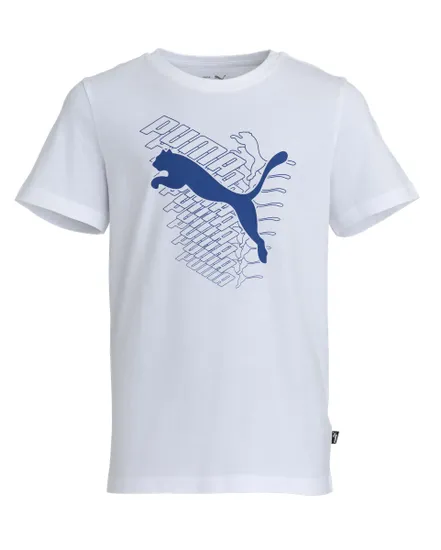 T-shirt Enfant B GRAF CAT TEE Blanc