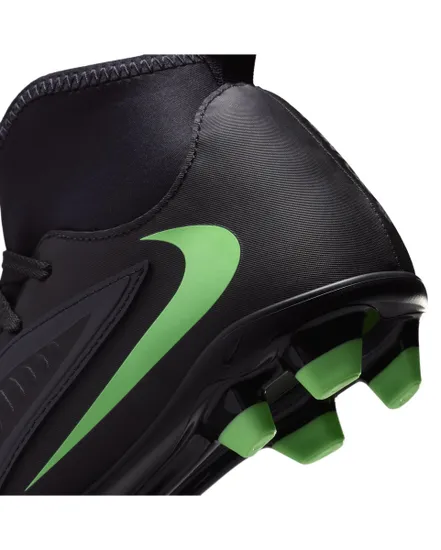 Crampons Enfant JR PHANTOM 6 HIGH CLUB FG/MG Noir