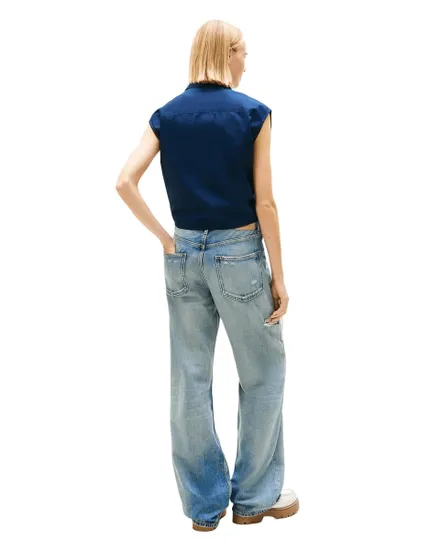 Chemisier Femme TJW Tie Front Poplin