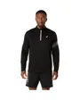 Haut d'entrainement Homme ICON LS 1/2 ZIP TOP Noir