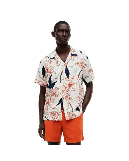 Chemise Homme Linen Resort Prt Ss