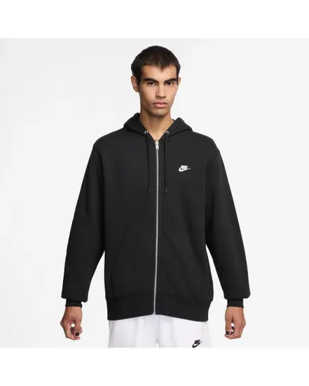 Sweat zip à capuche Homme M NK CLUB BB FZ HOODIE Noir