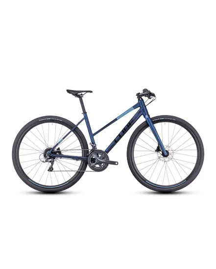 Vélo urbain Femme NULANE Bleu/Noir