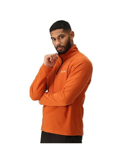 Polaire col zip Homme THOMPSON FLEECE Orange