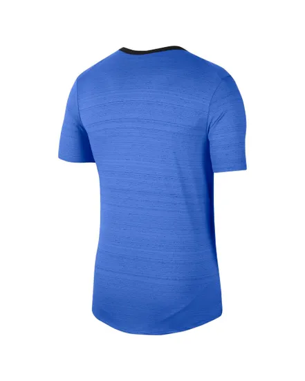 T-shirt de running homme M NK DF MILER TOP SS Bleu