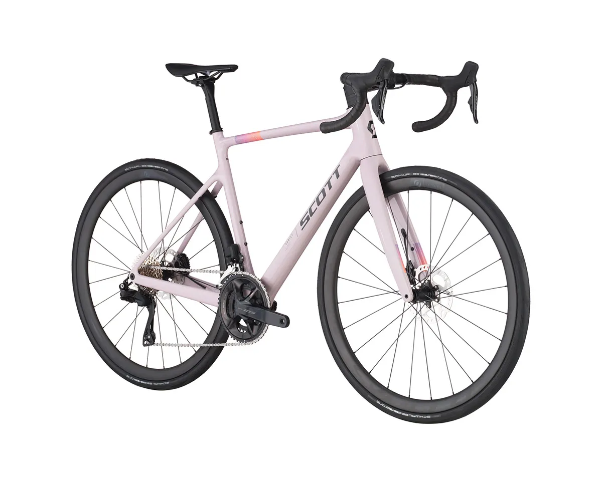 Vélo de route ADDICT 30 Rose Feutré - Ref 423380-8097